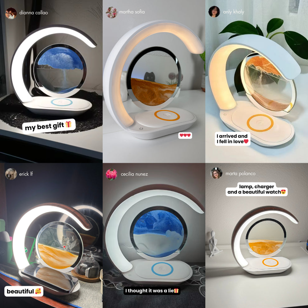 Night Light with Wireless Charger – Smart 2-in-1 Bedside Lamp & Fast Charging Station - skymoons