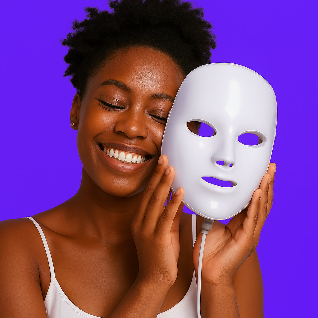 Masque LED Visage - Soin Lumière Anti-Rides & Peau Éclatante - skymoons