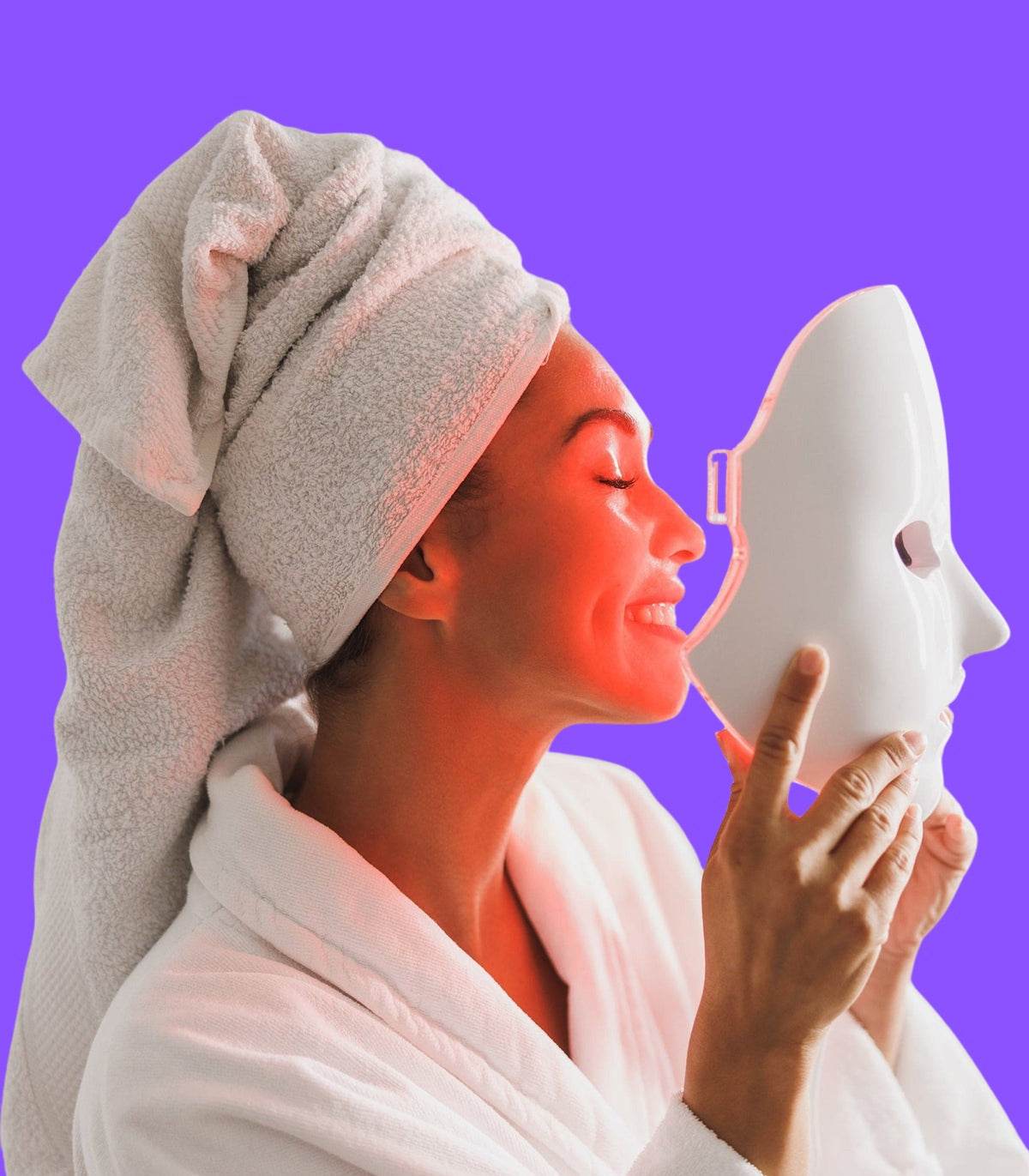 Masque LED Visage - Soin Lumière Anti-Rides & Peau Éclatante - skymoons